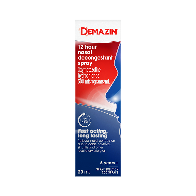 Demazin 12 Hour Nasal Decongestant Spray 1 Pack