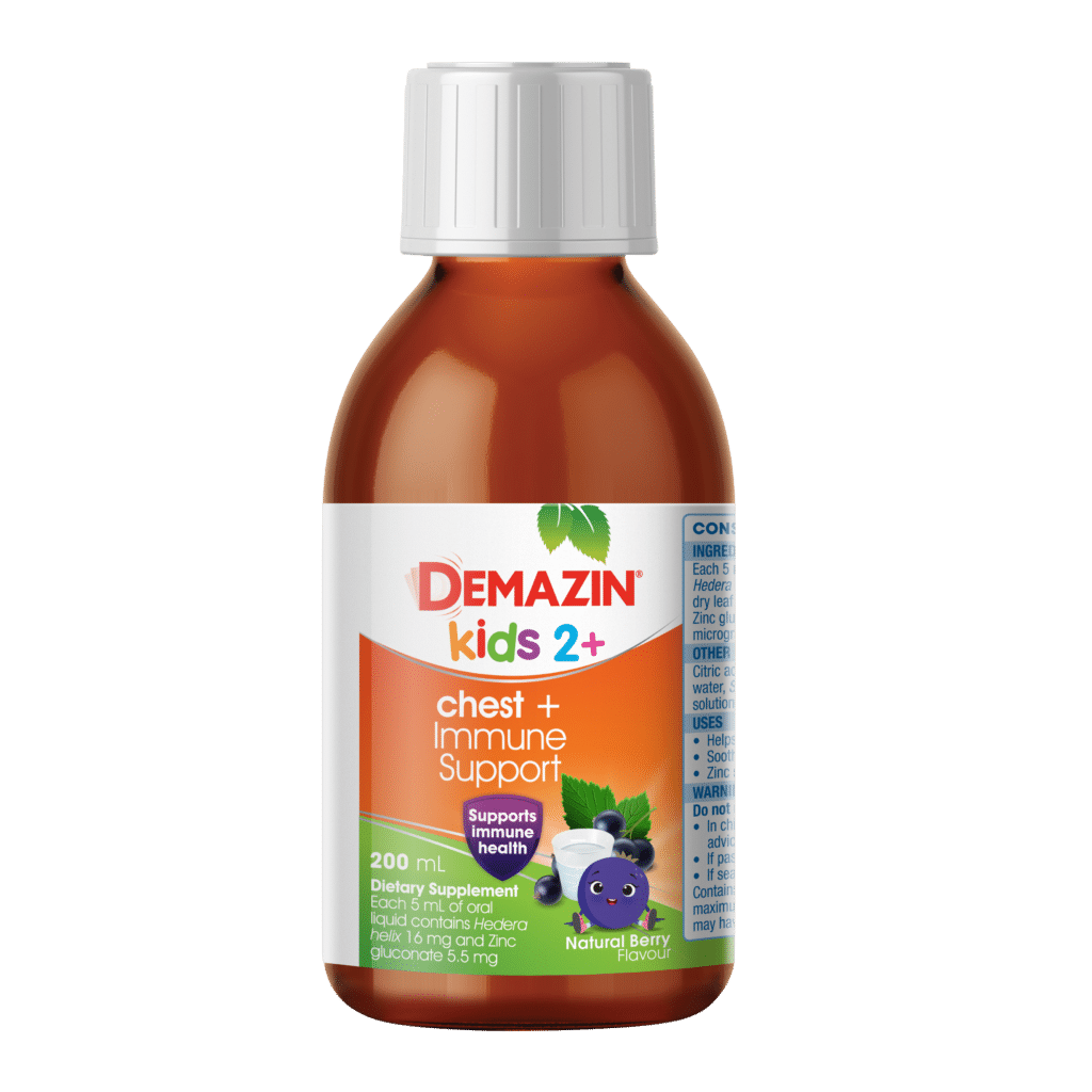 Demazin Kids 2+ chest + Immune Support