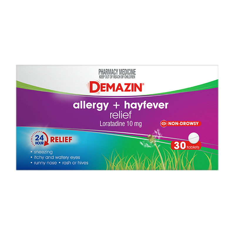 Demazin Allergy + Hayfever Relief Tablets 30 Pack