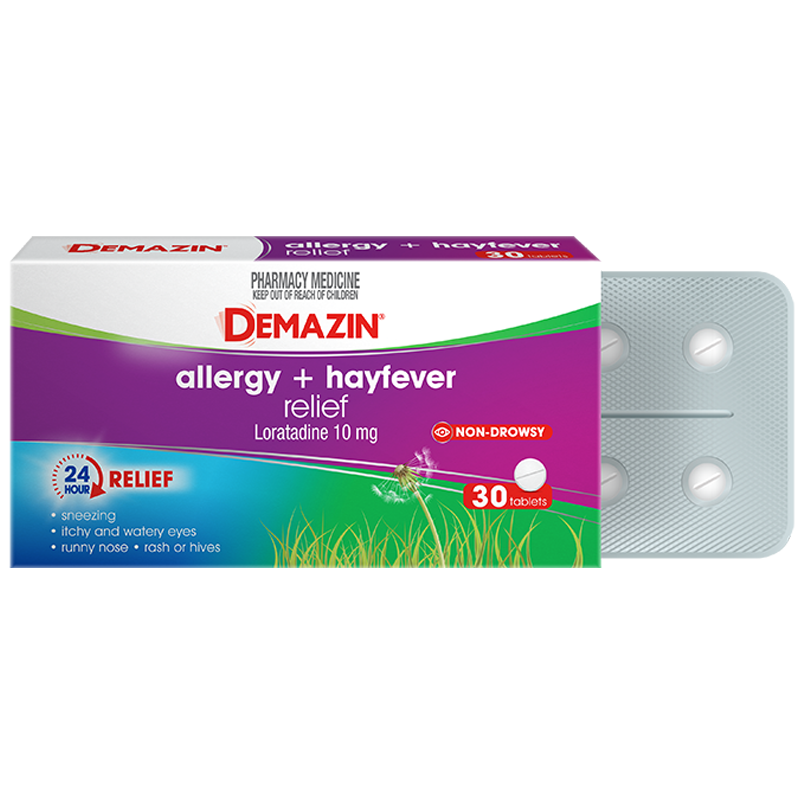 Demazin Allergy + Hayfever Relief Tablets 30 Pack