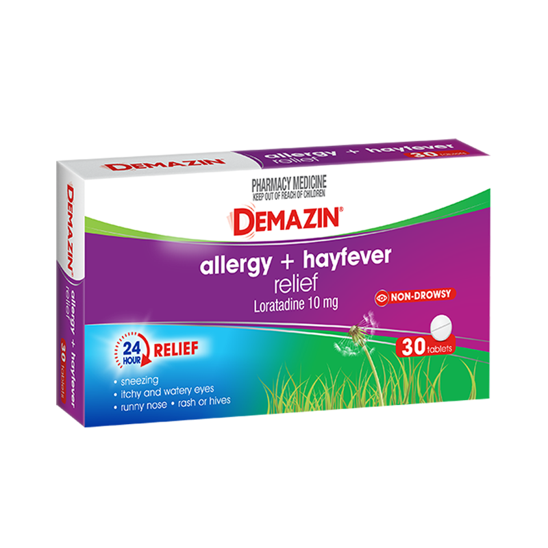 Demazin Allergy + Hayfever Relief Tablets 30 Pack