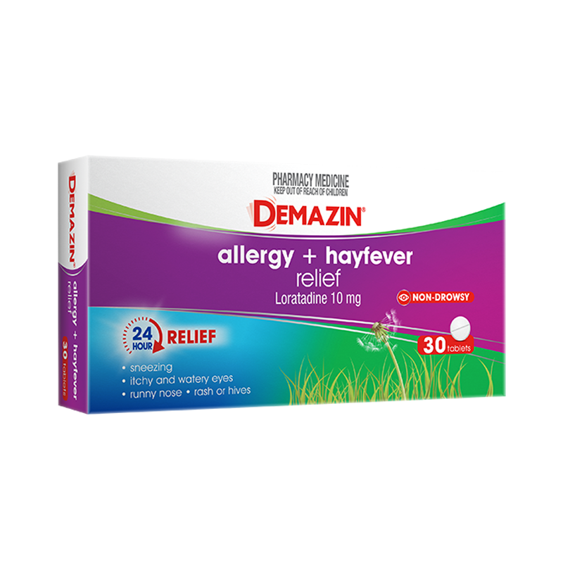 Demazin Allergy + Hayfever Relief Tablets 30 Pack