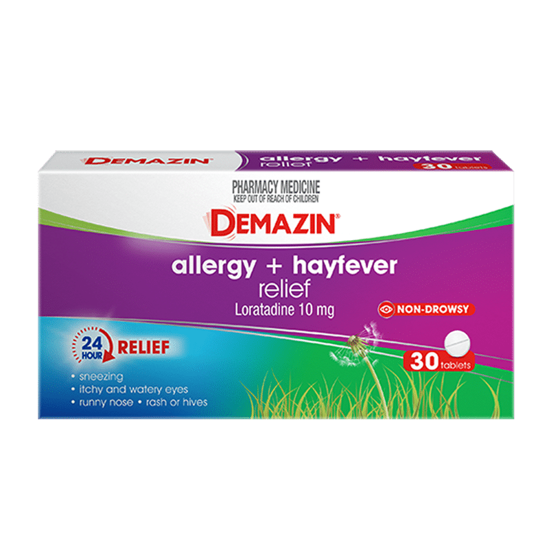 Demazin Allergy + Hayfever Relief Tablets 30 Pack