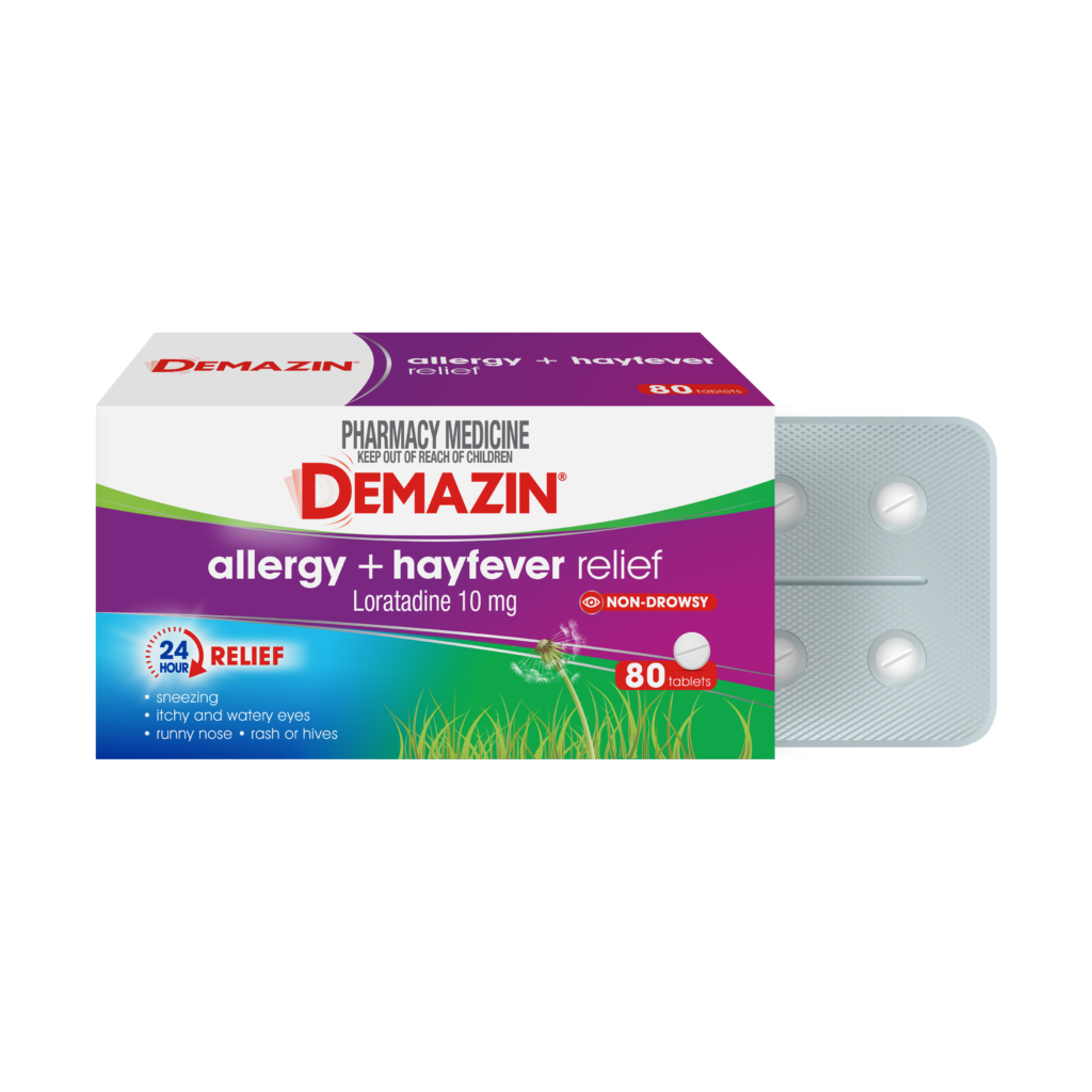 Demazin Allergy + Hayfever Relief Tablets 80 Pack