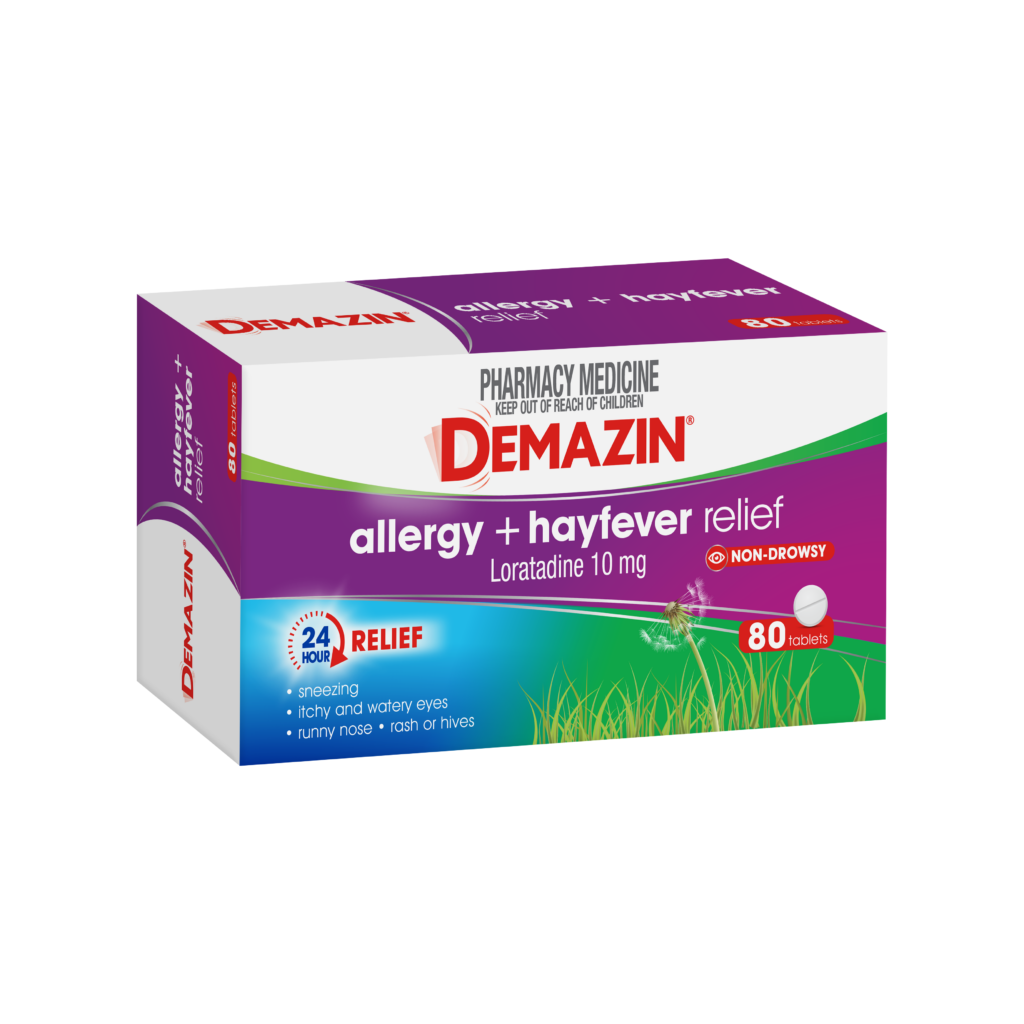 Demazin Allergy + Hayfever Relief Tablets 80 Pack