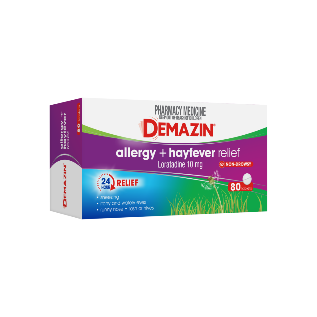 Demazin Allergy + Hayfever Relief Tablets 80 Pack
