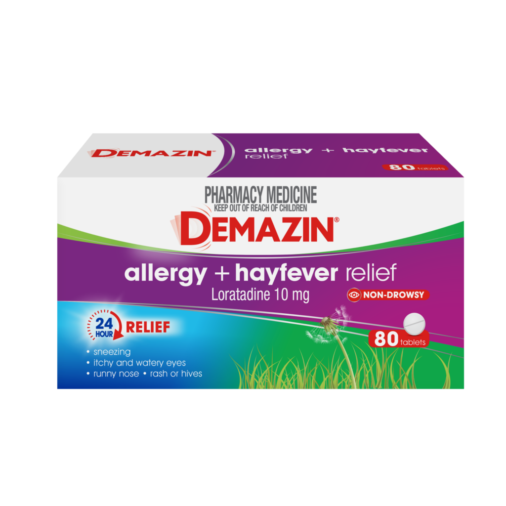 Demazin Allergy + Hayfever Relief Tablets 80 Pack