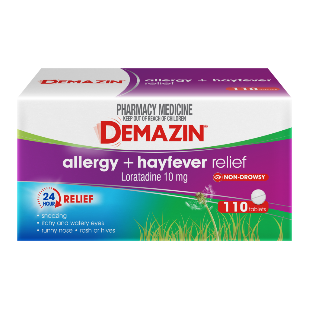 Demazin Allergy + Hayfever Relief Tablets 110 Pack